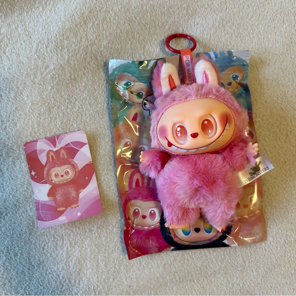 Pop Mart Lafufu Pink Plush - Love
